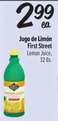 El Super First Street Lemon Juice offer