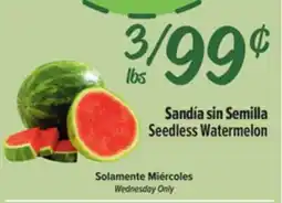 El Super Seedless Watermelon offer