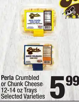 Super King Markets Perla Crumbled or Chunk Cheese offer