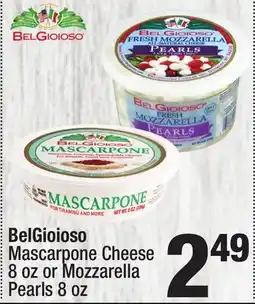Super King Markets BelGioioso Mascarpone Cheese 8 oz or Mozzarella Pearls 8 oz offer