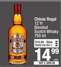 Super King Markets Chivas Regal 12 Yr Blended Scotch Whisky offer