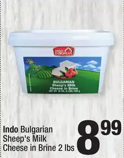 Super King Markets Indo Bulgarian Sheep's Milk Cheese in Brine offer