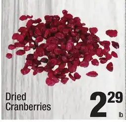 Super King Markets Dried Cranberries offer