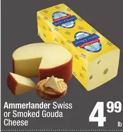 Super King Markets Ammerlander Swiss or Smoked Gouda Cheese offer