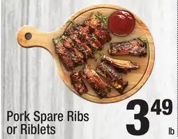 Super King Markets Pork Spare Ribs or Riblets offer