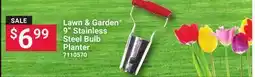 Ace Hardware Lawn & Garden 9 Stainless Steel Bulb Planter offer