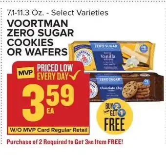 Food Lion VOORTMAN ZERO SUGAR COOKIES OR WAFERS offer