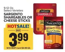 Food Lion SARGENTO SHAREABLES OR CHEESE STICKS offer