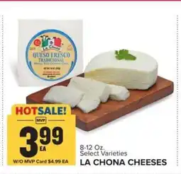 Food Lion LA CHONA CHEESES offer