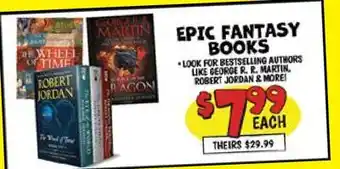 Ollie's EPIC FANTASY BOOK offer