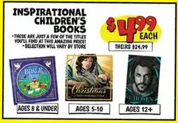 Ollie's INSPIRATIONAL CHILDREN'S BOOKS offer