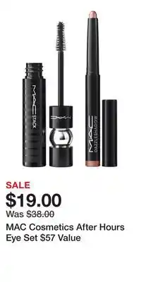 Nordstrom MAC Cosmetics After Hours Eye Set $57 Value offer