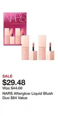 Nordstrom NARS Afterglow Liquid Blush Duo $64 Value offer