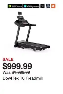 Dick's Sporting Goods BowFlex T6 Treadmill offer