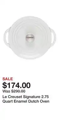 Nordstrom Le Creuset Signature 2.75 Quart Enamel Dutch Oven offer