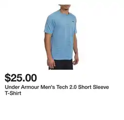 Dick's Sporting Goods Under Armour Men's Tech 2.0 Short Sleeve T-Shirt offer
