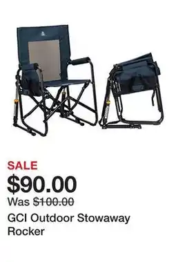 Dick's Sporting Goods GCI Outdoor Stowaway Rocker offer