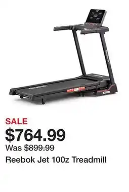 Dick's Sporting Goods Reebok Jet 100z Treadmill offer