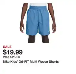 Dick's Sporting Goods Nike Kids' Dri-FIT Multi Woven Shorts offer