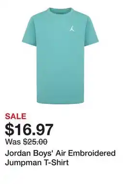 Dick's Sporting Goods Jordan Boys' Air Embroidered Jumpman T-Shirt offer