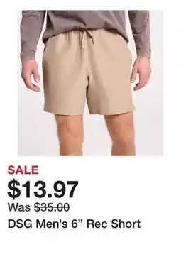 Dick's Sporting Goods DSG Men's 6 Rec Short offer