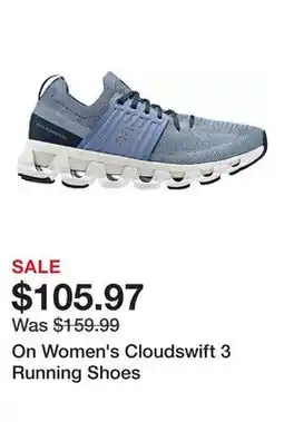 Dick's Sporting Goods On Women's Cloudswift 3 Running Shoes offer