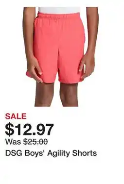 Dick's Sporting Goods DSG Boys' Agility Shorts offer