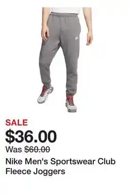 Dick's Sporting Goods Nike Men's Sportswear Club Fleece Joggers offer