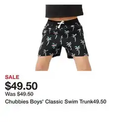 Dick's Sporting Goods Chubbies Boys' Classic Swim Trunk49.50 offer