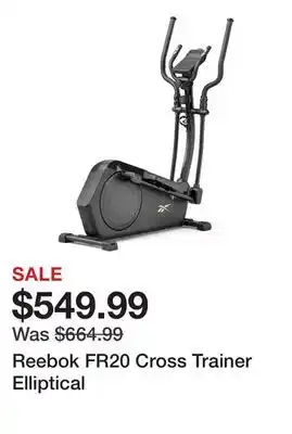 Dick's Sporting Goods Reebok FR20 Cross Trainer Elliptical offer