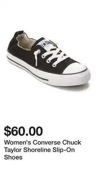 Kohl's Women's Converse Chuck Taylor Shoreline Slip-On Shoes offer