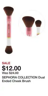 Kohl's SEPHORA COLLECTION Dual Ended Cheek Brush offer