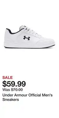 Kohl's Under Armour Official Men's Sneakers offer