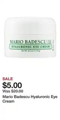 Kohl's Mario Badescu Hyaluronic Eye Cream offer