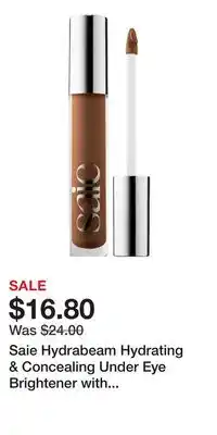 Kohl's Saie Hydrabeam Hydrating & Concealing Under Eye Brightener with Cucumber Extract offer
