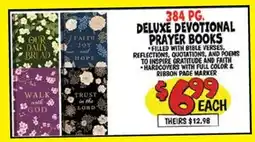 Ollie's DELUXE DEVOTIONAL PRAYER BOOKS offer