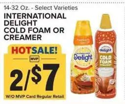 Food Lion INTERNATIONAL DELIGHT COLD FOAM OR CREAMER offer