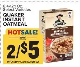 Food Lion Quaker Instant Oatmeal offer