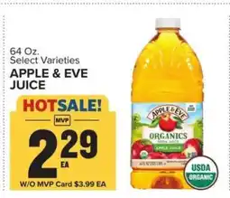 Food Lion Apple & Eve Juice offer