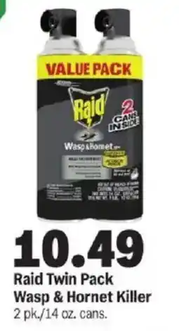 Meijer Raid Twin Pack Wasp & Hornet Killer offer