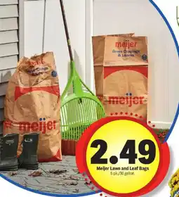Meijer Meijer Lawn and Leaf Bags offer