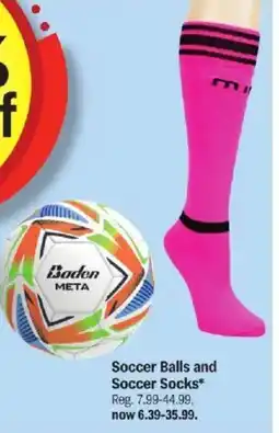Meijer Soccer Balls and Soccer Socks offer