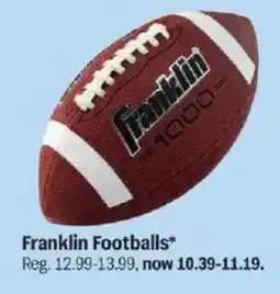 Meijer Franklin Footballs offer