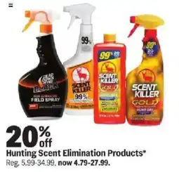 Meijer Hunting Scent Elimination Products offer