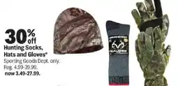 Meijer Hunting Socks, Hats and Gloves offer
