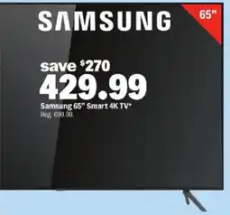 Meijer Samsung 65" Smart 4K TV offer