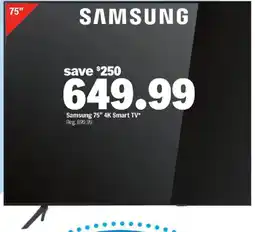 Meijer Samsung 75" 4K Smart TV offer