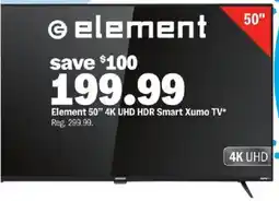 Meijer Element 50" 4K UHD HDR Smart Xumo TV offer
