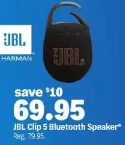 Meijer JBL Clip 5 Bluetooth Speaker offer