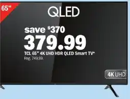 Meijer TCL 65" 4K UHD HDR QLED Smart TV offer
